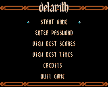 Delarith - Screenshot - Game Select Image