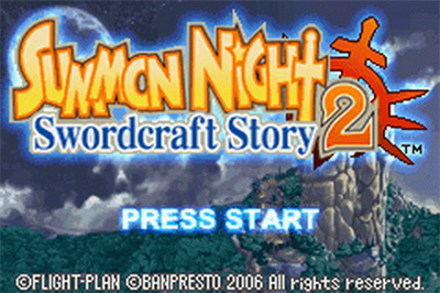 Summon Night: Swordcraft Story 2 - Screenshot - Game Title Image