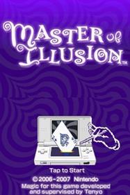 Master of Illusion - Screenshot - Game Title Image