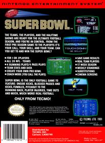 Tecmo Super Bowl - Box - Back Image