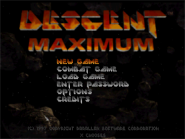 Descent Maximum - Screenshot - Game Title Image