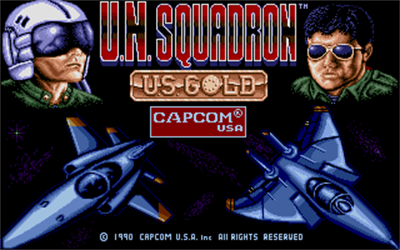 U.N. Squadron - Screenshot - Game Title Image