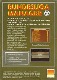 Bundesliga Manager - Box - Back Image