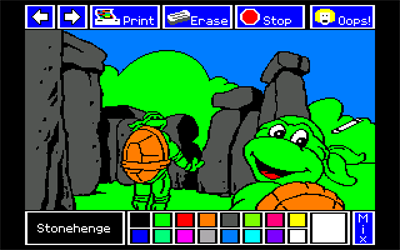 Electric Crayon Deluxe: Teenage Mutant Ninja Turtles: World Tour - Screenshot - Gameplay Image