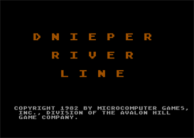Dnieper River Line - Screenshot - Game Title Image