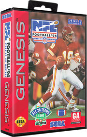 NFL Football '94 Starring Joe Montana - Box - 3D Image