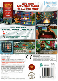 Hasbro Family Game Night - Box - Back Image