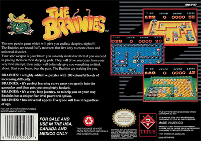The Brainies - Box - Back Image