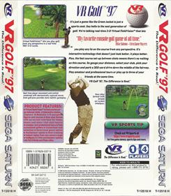 VR Golf '97 - Box - Back Image