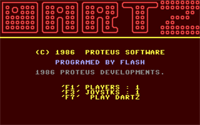 Dartz - Screenshot - Game Title Image