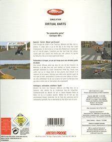 Virtual Karts - Box - Back Image