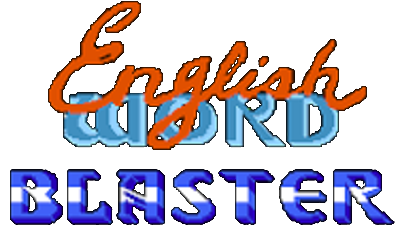 English Word Blaster - Clear Logo Image