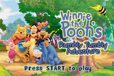 Winnie the Pooh's Rumbly Tumbly Adventure - Screenshot - Game Title Image