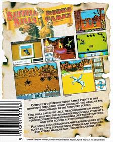 Buffalo Bill's Rodeo Games - Box - Back Image