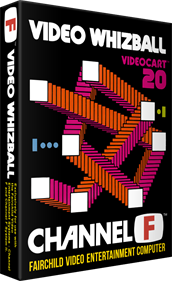 Videocart-20: Video Whizball - Box - 3D Image