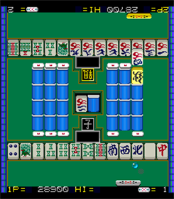 Mahjong Block Jongbou II - Screenshot - Gameplay Image