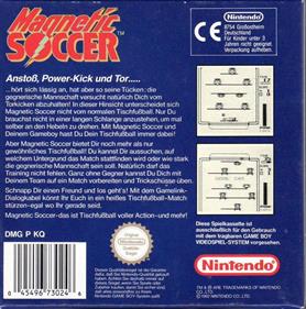 Magnetic Soccer - Box - Back Image