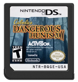 Cabela's Dangerous Hunts 2011 - Fanart - Cart - Front Image