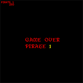 Pirate Treasure - Screenshot - Game Over Image