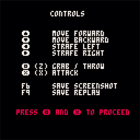 PicoHot - Arcade - Controls Information Image