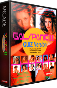 Gals Panic II: Quiz Version - Box - 3D Image
