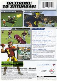 NCAA Football 2004 - Box - Back Image