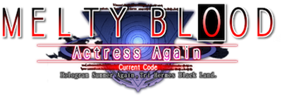 Melty Blood: Actress Again - Clear Logo Image