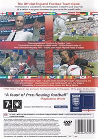England International Football: 2004 Edition - Box - Back Image