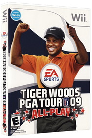 Tiger Woods PGA Tour 09 All Play - Box - 3D Image