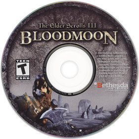 The Elder Scrolls III: Bloodmoon - Disc Image