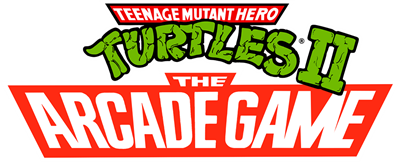 Teenage Mutant Ninja Turtles II: The Arcade Game - Clear Logo Image