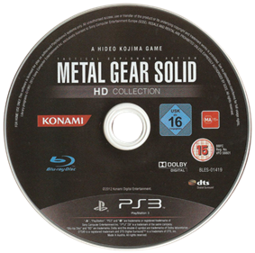 Metal Gear Solid HD Collection - Disc Image