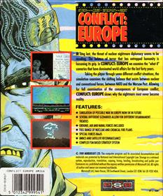 Conflict: Europe - Box - Back Image