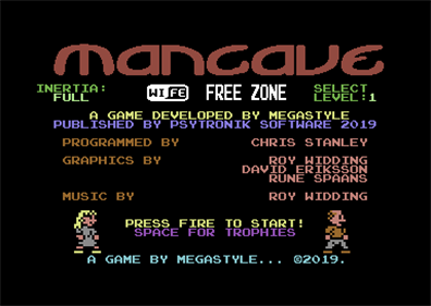 Mancave - Screenshot - Game Title Image