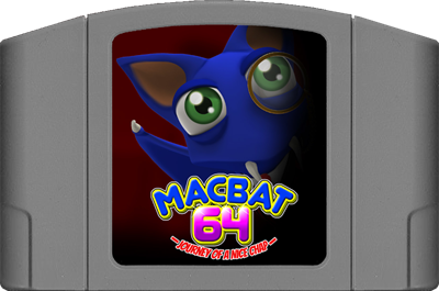 Macbat 64: Journey of a Nice Chap - Fanart - Cart - Front Image