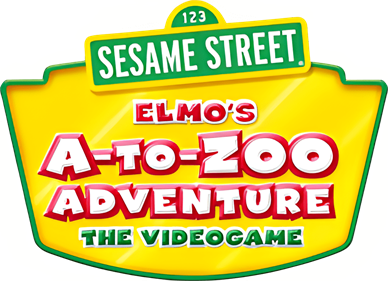 123 Sesame Street: Elmo's A-to-Zoo Adventure: The Videogame - Clear Logo Image