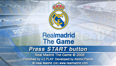 Real Madrid: The Game - Screenshot - Game Title Image