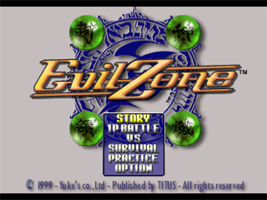 Evil Zone - Screenshot - Game Title Image