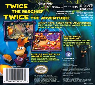 Rayman 10th Anniversary Collection - Box - Back Image