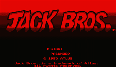 Jack Bros. - Screenshot - Game Title Image