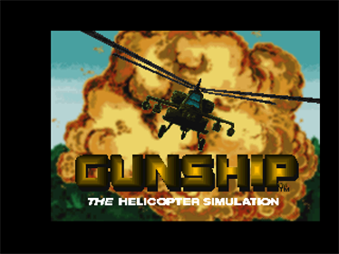 Gunship: The Helicopter Simulation - Screenshot - Game Title Image