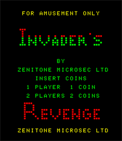Invader's Revenge - Screenshot - Game Title Image