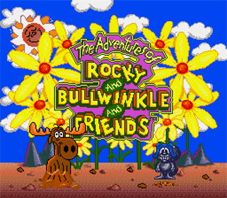 The Adventures of Rocky and Bullwinkle and Friends - Screenshot - Game Title Image