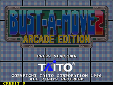 Bust-A-Move Again - Screenshot - Game Title Image