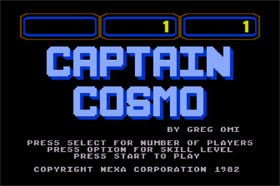 Captain Cosmo - Screenshot - Game Title Image