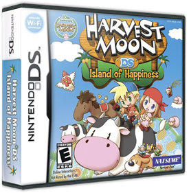 Harvest Moon DS: Island of Happiness - Box - 3D Image