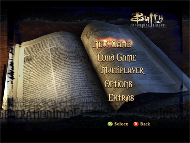 Buffy the Vampire Slayer: Chaos Bleeds - Screenshot - Game Select Image