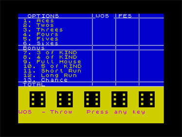 Yatzee - Screenshot - Gameplay Image
