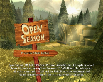 Open Season - Screenshot - Game Title Image