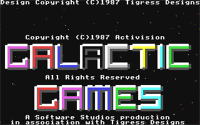 Galactic Games - Screenshot - Game Title Image